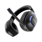 Ronin Hurricane Wireless Gaming Headset – Low Latency Heavy Bass Headphones with Microphone (Black) - Image 3