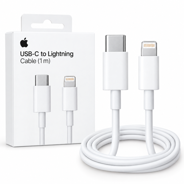 Official Apple USB-C to Lightning Cable (1m) – Fast Charging & Sync Cord